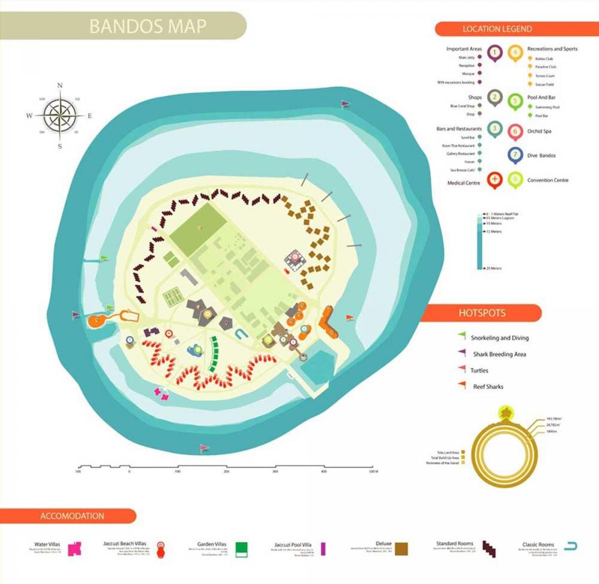 kaart bandos maldiivid