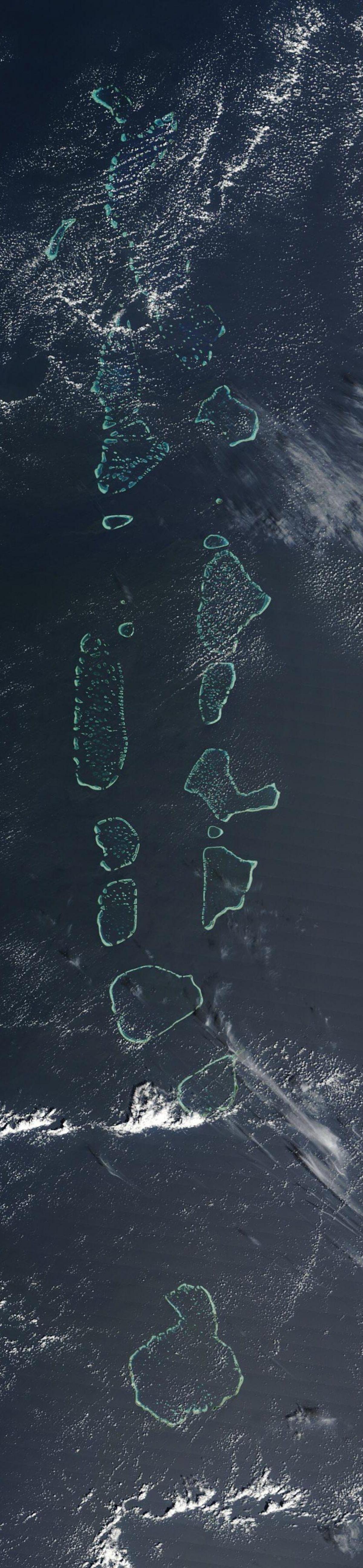 kaart, satelliit-maldiivid