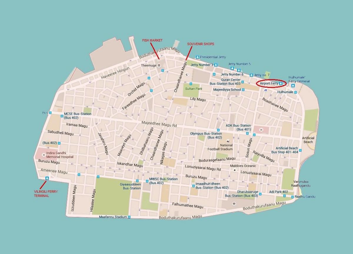 kaart mees linna maldiivid