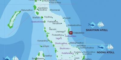 Täielik kaart maldiivi