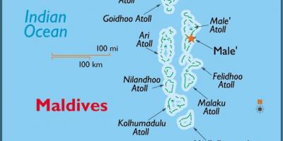 Baa atoll maldiivide kaart