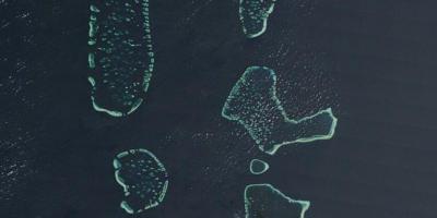 Kaart, satelliit-maldiivid