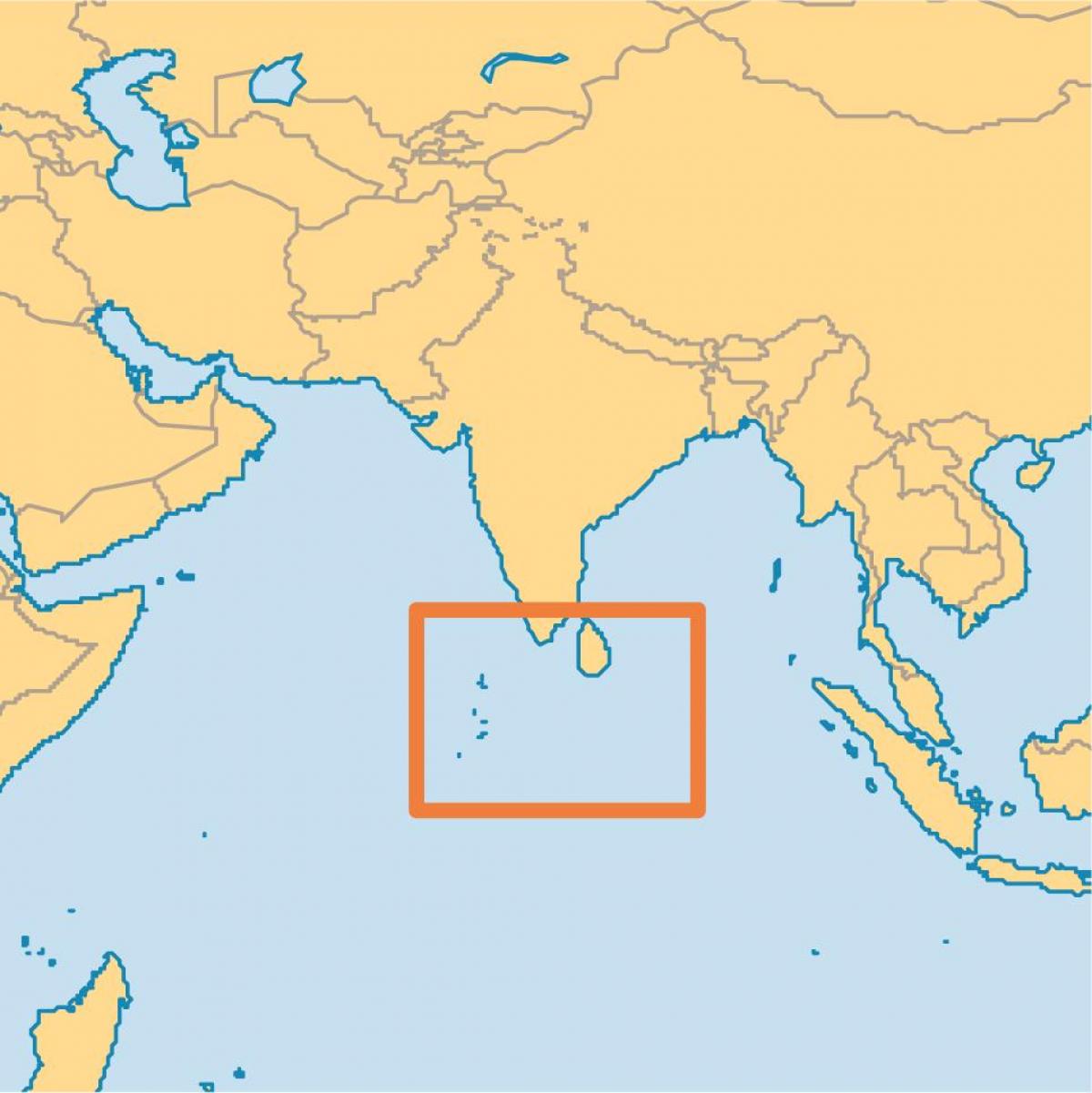 maldiivid saare asukoha kohta world map