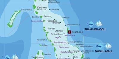 Kaart kani maldiivid 